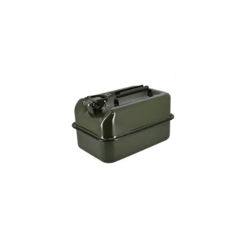 10L flat-bottomed steel jerrycan.