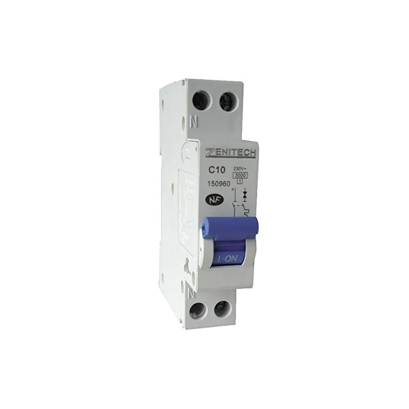 3KA phase/neutral 10-amp circuit breaker.