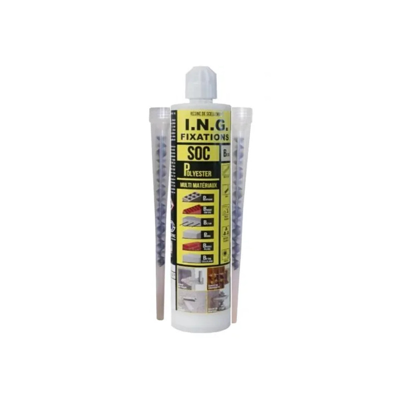 Chemical sealant 300ml with two cannulas.