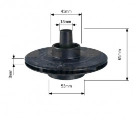 Turbine pour pompe PULSO 075M, PUL101.