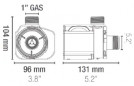 Multifunktionspumpe für Wasserzirkulation MULTI-4000