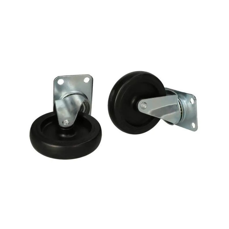 Set of two swivel castors for cart KSTOOLS 800.0015