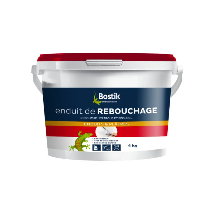 Enduit de rebouchage en pâte, 4kg.