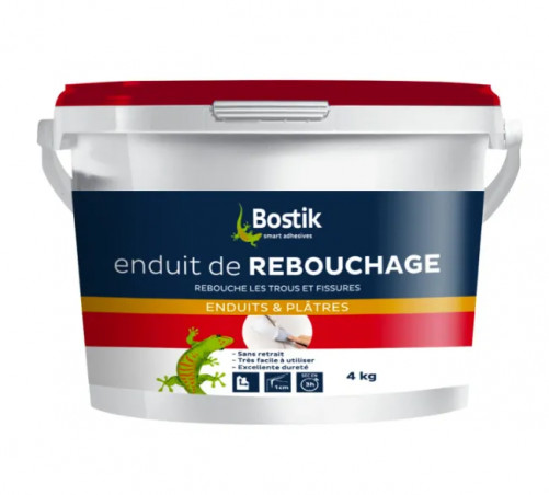 Enduit de rebouchage en pâte, 4kg.