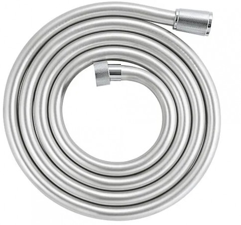 SILVERFLEX shower hose, smooth, anti-twist, 2m long.