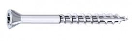 Zinc-plated steel star countersunk screws 3.5x45mm, 200 pcs.