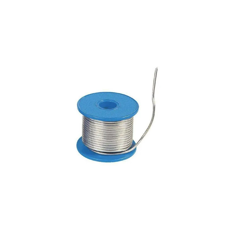 Tin solder coil 40% lead 60%, 2mm, 500g with pickling core.