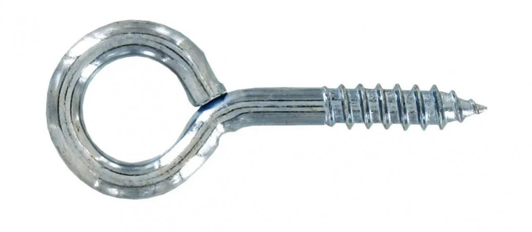 Zinc-plated steel screw terminal 5x40mm, 3 pieces.