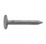 Wide flat-headed point in galvanized steel, 2.4x27mm, 280g.