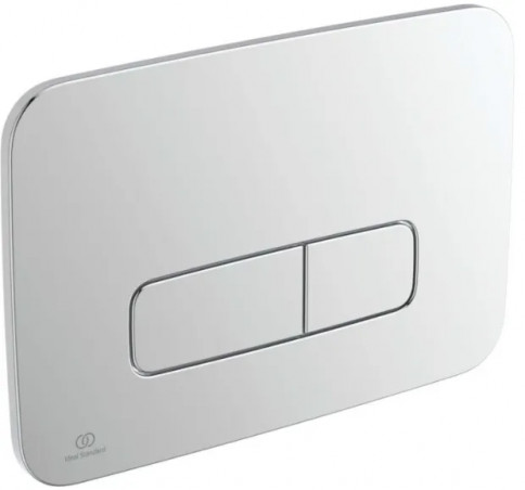 Plaque de commande OLEAS M3 chromée IDEAL STANDARD.