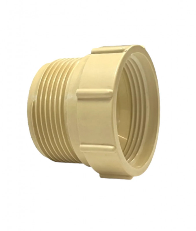 Male/female PVC screw-in nipple 40x49 (1"1/2)