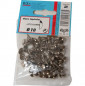 Nickel-plated steel upholstery nails, diameter 10mm, 63 pcs.