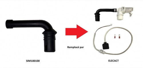 Kit pipe de rinçage avec électrovanne 230 V pour WATERFLASH 2003