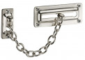 Door safety chain, ECO door opener, nickel-plated.