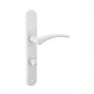 Door handle, Hebe, white lacquered, E195, self-closing