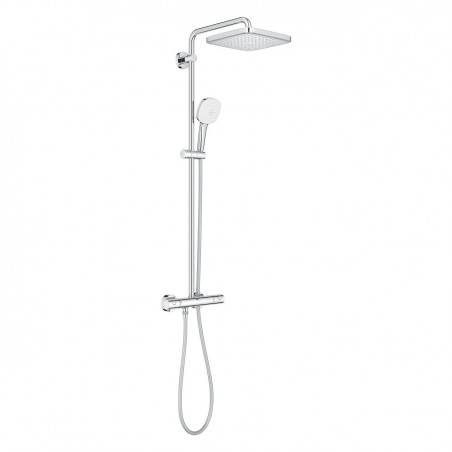 Shower column TEMPESTA SYSTEM 250 CUBE with thermostatic mixer