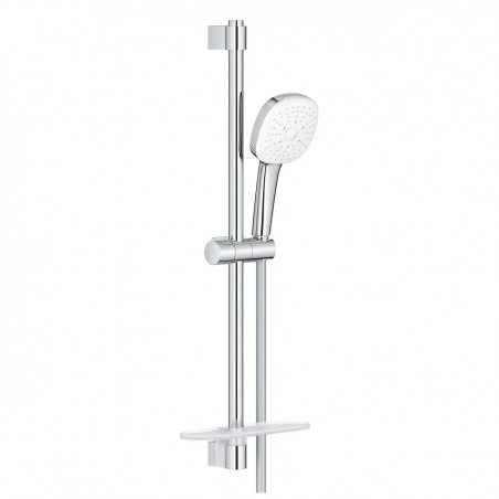 Shower bar with shelf TEMPESTA CUBE 110, 3 jets