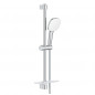 Shower bar with shelf TEMPESTA CUBE 110, 3 jets