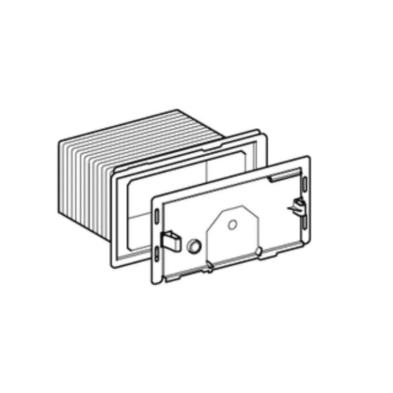 Alloggiamento per pulsante a cornice ALLIA QFX