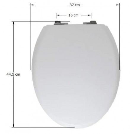 SELLES Courchevel toilet seat, white