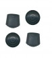 Wrap-around rubber tip, diameter 18mm, 4 pcs.