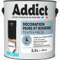 Matt black acrylic paint for walls and woodwork 2.5L.