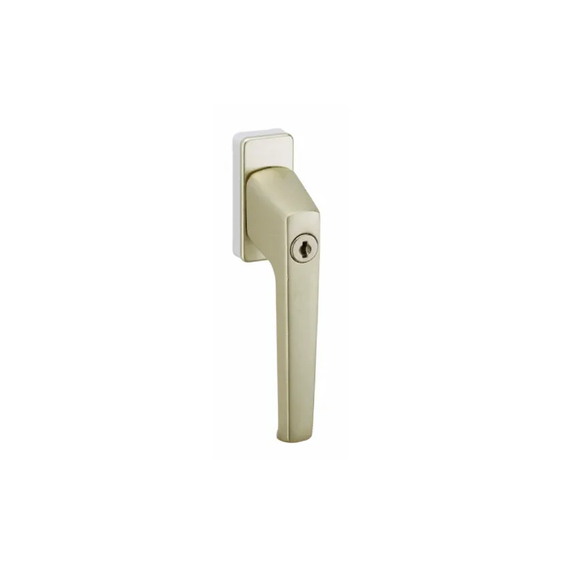 Window handle, keyed lever handle, 90° notch.