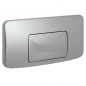 GALA wall-mounted control panel in matt chrome for flush-mounted WC, single volume