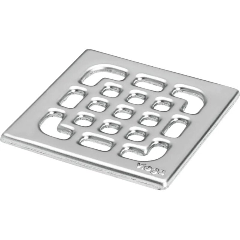 Stainless steel grate 100 x 100 mm Viega shower drain