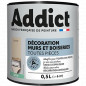 Peinture acrylique murs et boiseries Castor satin 0.5L.