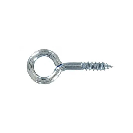 Zinc-plated steel screw terminal D.6x25mm, 3 pieces.