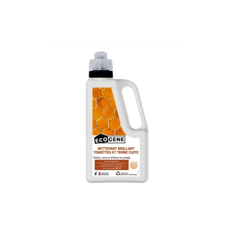 Nettoyant brillant tomettes et terre cuite 1L.