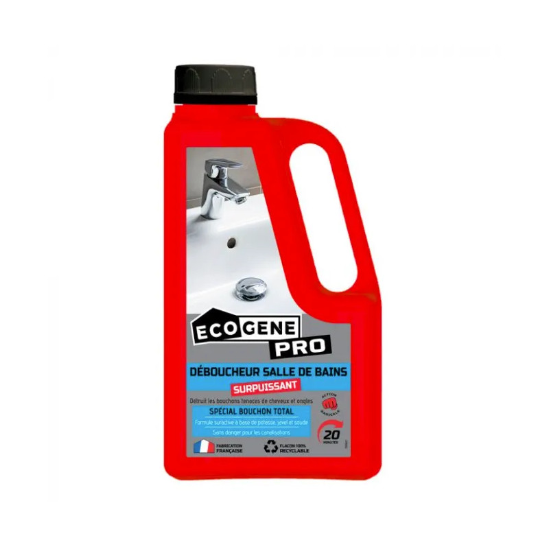 Déboucheur WC surpuissant pro, 1L.