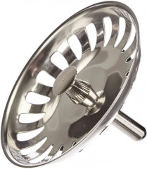 Panier d\'évier amovible inox diamètre 84mm, 20 trous.