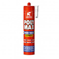 Cartouche Poly Max High Tack express blanc, 435g.