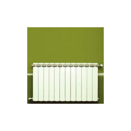 KLASS 600 12-element white cast aluminium central heater, 1584w