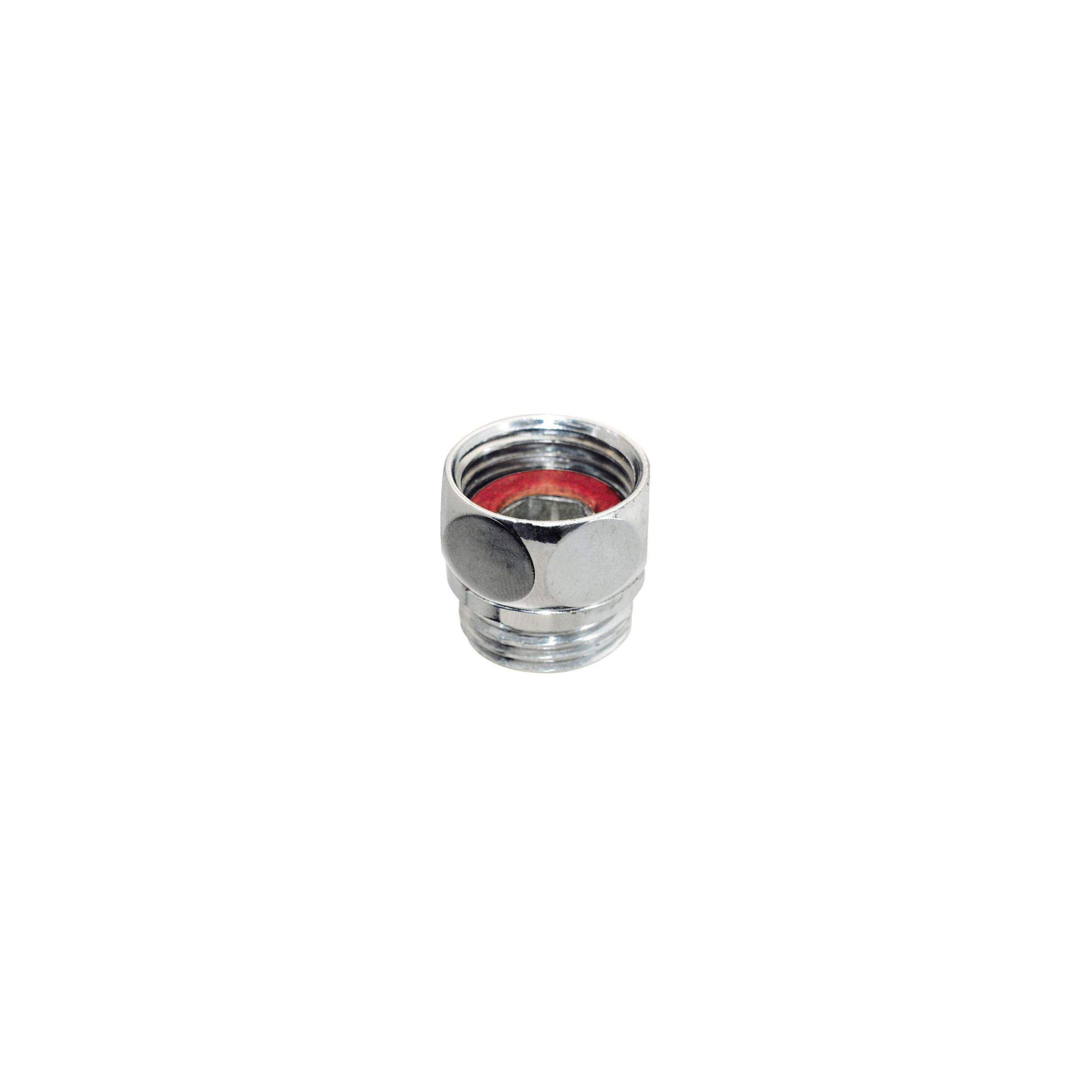 M1/2" (15x21) / F1/2" (15x21) female captive nut fitting, 2 pieces