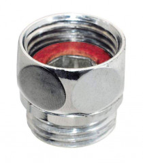 M1/2" (15x21) / F1/2" (15x21) female captive nut fitting, 2 pieces