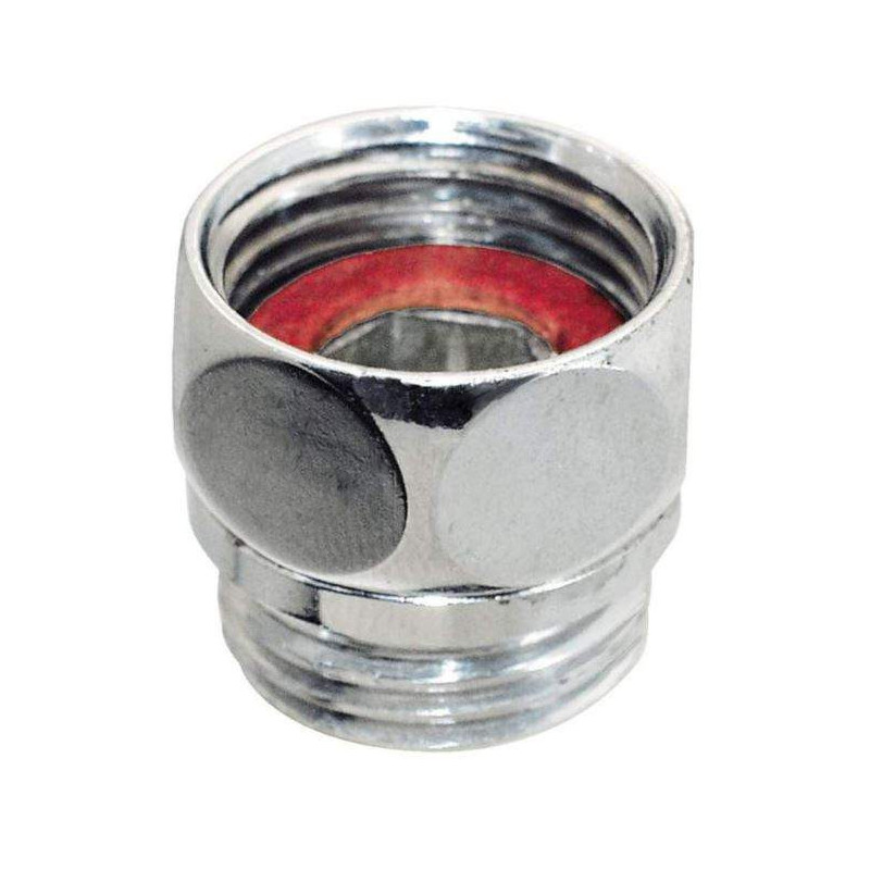 M1/2" (15x21) / F1/2" (15x21) female captive nut fitting, 2 pieces