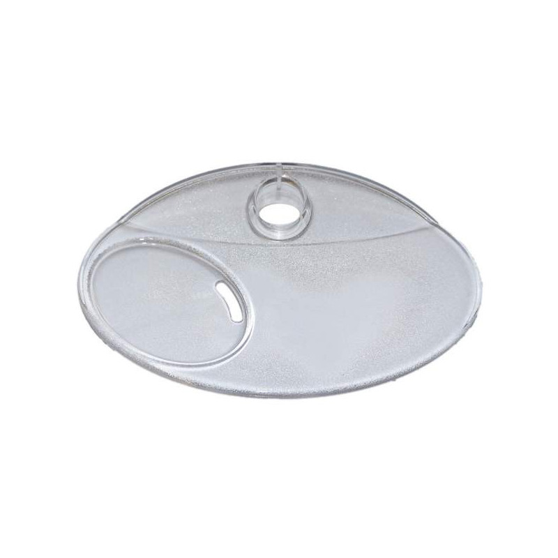 Porte savon cristal pour barre de douche de diamètre 22 mm