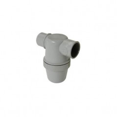 Horizontal bottle siphon PVC diameter 32 mm