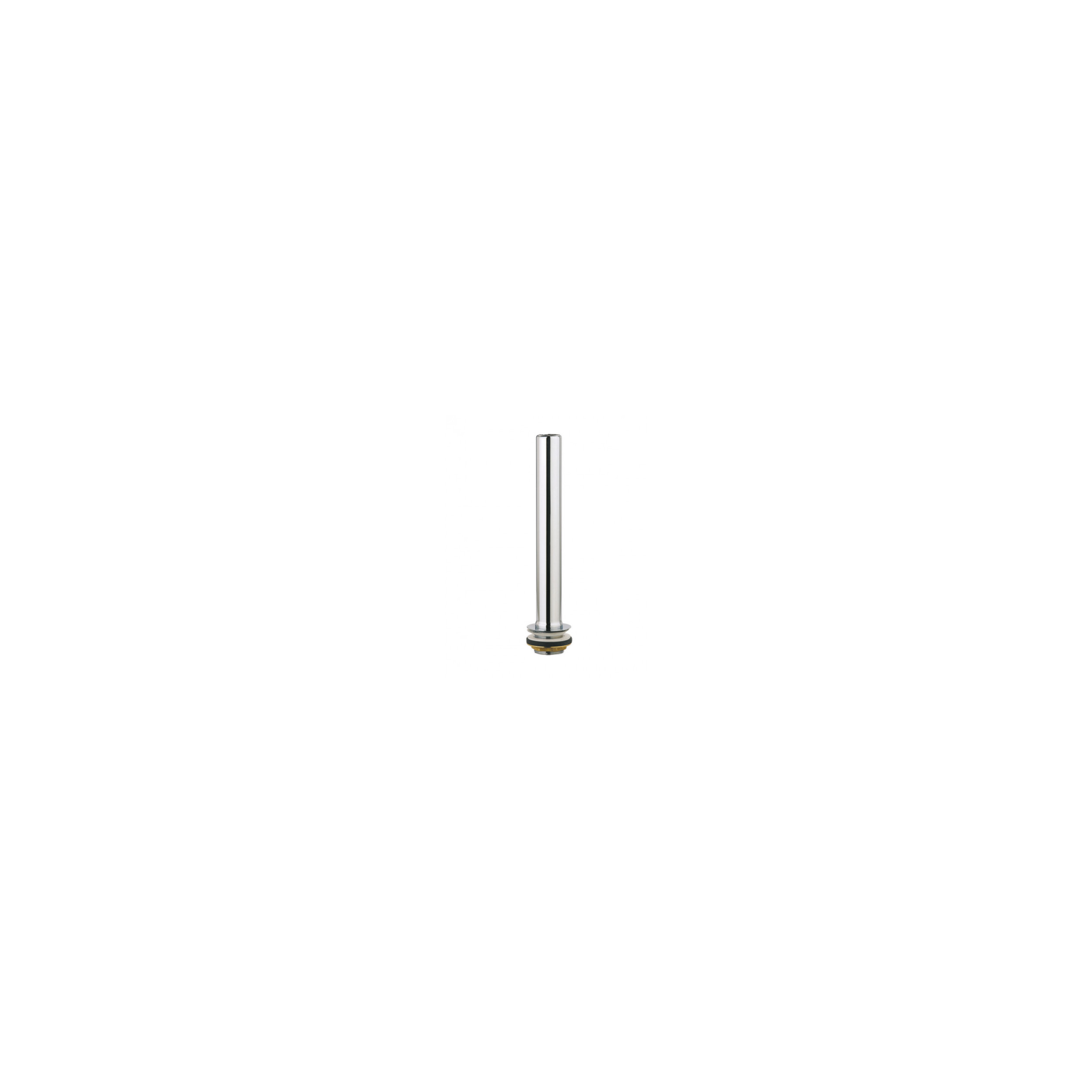 Bonde surverse tube pour évier, D. 50 mm, garde d’eau 300 mm, laiton chromé