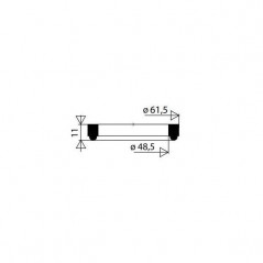 Dichtung für Handwaschbeckenablauf, Durchmesser 61.5 mm (pro Stück)