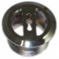 Chrome-plated overflow cover diameter 30, 20 mm for washbasin