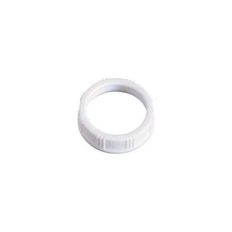 Ecrou plastique blanc 26x34 mm