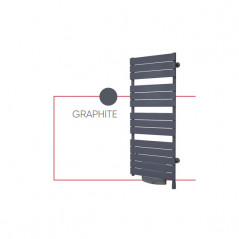 ADELIS scaldasalviette integrale a ventola 750 plus 1000W