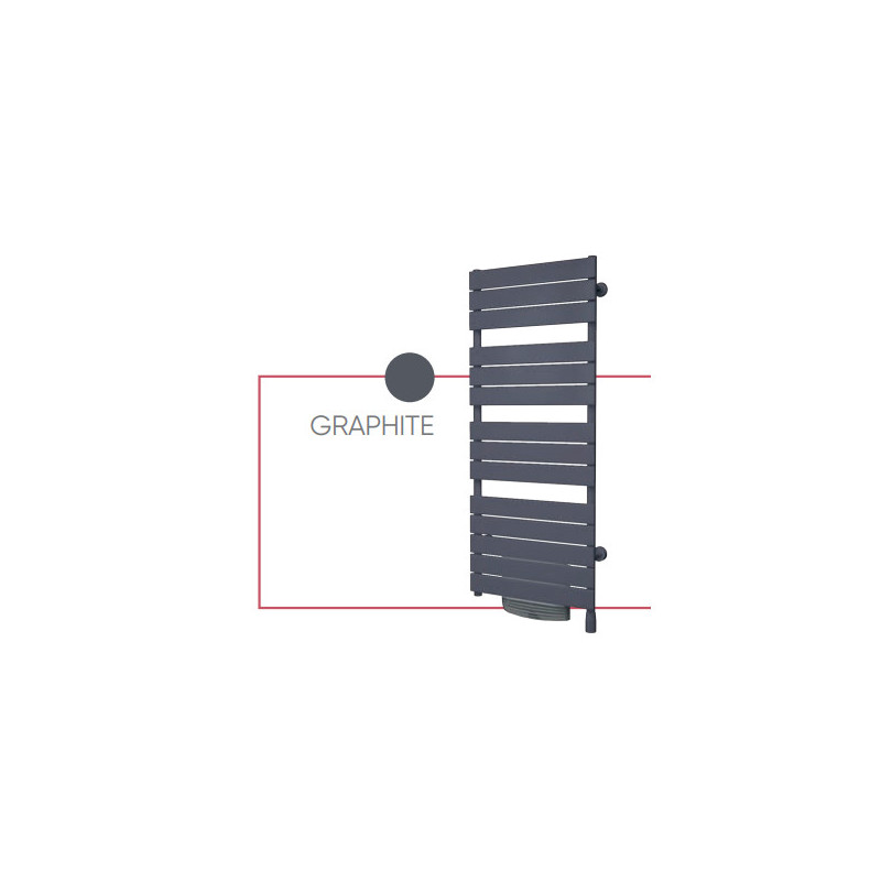 ADELIS integral towel warmer ventilo 750 plus 1000W