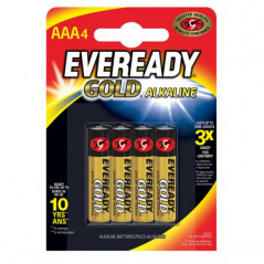 Batterie AAA LR03, Alkaline 1,5V eveready gold B4