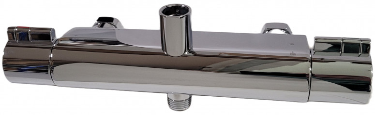 Single-lever thermostatic mixing valve for column T15541