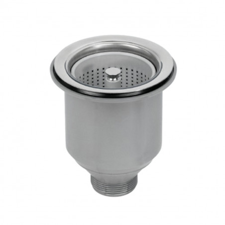 PVC strainer basket for 80 mm diameter manual sink strainer